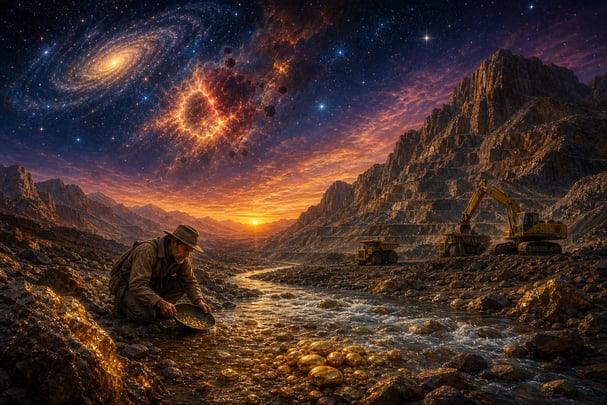 Where does gold come from? image