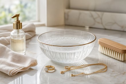 How to clean gold