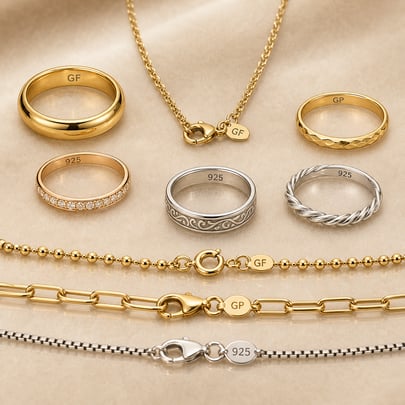 Gold filled vs gold plated vs vermeil - what's the difference? image