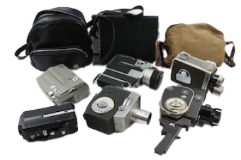 Assorted Vintage Cine Cameras
