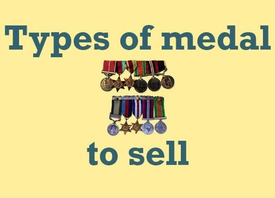Types of military medals to sell - a guide image