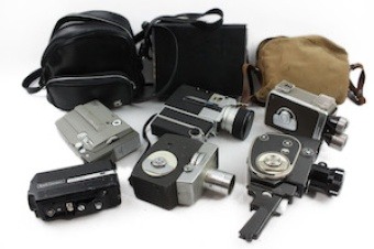 Assorted Vintage Cine Cameras