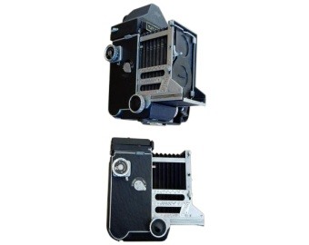 2 Vintage Mamiya Flex Cameras