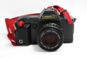 Canon T70 SLR Camera