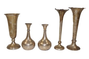 Silver Vases