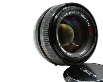 Vintage Canon FD 55mm Lens