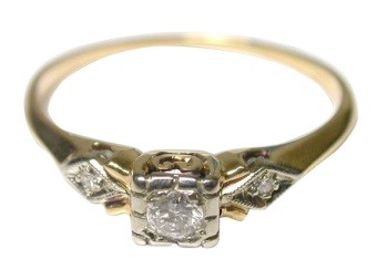 Gold Engagement Ring