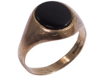 Gold & Onyx Signet