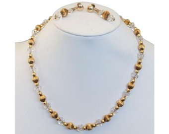 Rock Crystal Jewellery Set