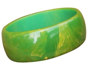 Plastic Bakelite Lime Bangle