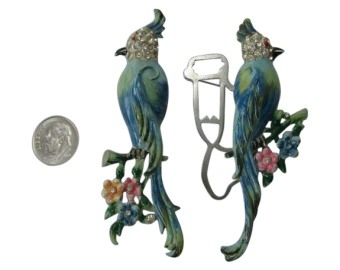 Coro Duette Bird Brooch