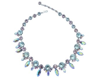 Pink Aurora Borealis Necklace
