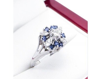Sapphire & Diamond Dress Ring