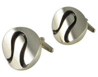 Modernist Silver Cufflinks