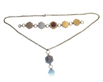 Hexagon Jewellery Set