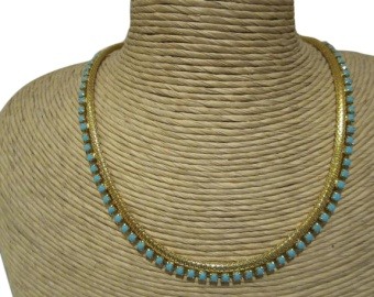 Gold & Turquoise Necklace