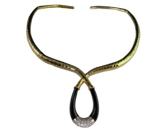 Onyx Choker Necklace