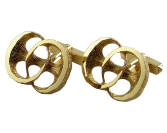 Modernist Gold Cufflinks