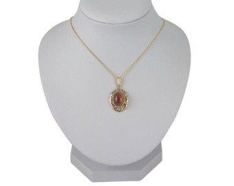 Goldstone Cabochon Pendant