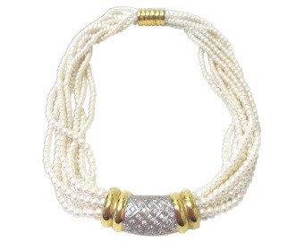Faux Pearl Necklace