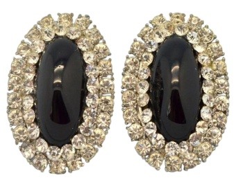 Lawrence Vrba Crystal Earrings