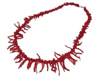 Coral Stranded Necklace