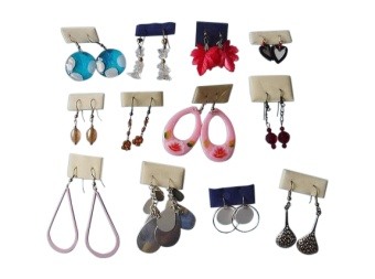 Lucite Dangly Earrings
