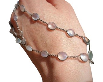 Moonstone Cabochon Necklace
