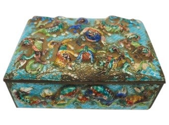 Enamel Jewellery Box