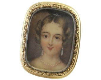Georgian Portrait Ring