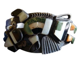 Navajo Native American Multi-Stone Bracelet