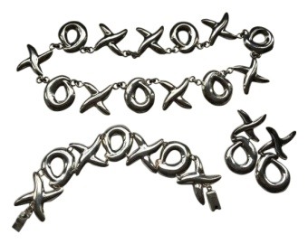 1980s Retro Necklace & Bracelet Set