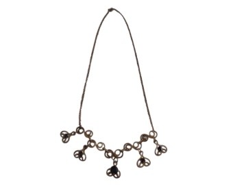 Retro Rhinestone Necklace