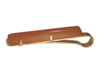Amber Tie Clip