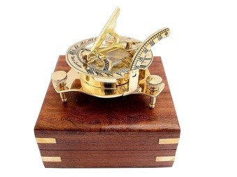 Compass & Wooden Box