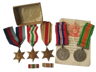 WWII Medals and Ribbons