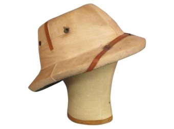 Vintage Military Khaki Sun Helmet