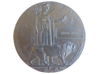 WWI Death Plaque