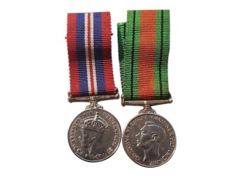 War Medal Pair