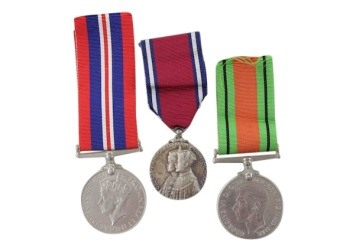 WW 2 Medal Trio