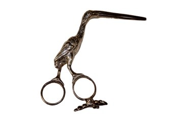 Novelty Silver Scissors
