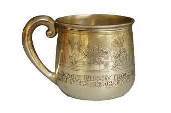 Silver Nursery Mug