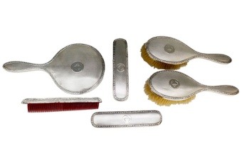 Silver Brush Set