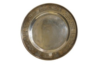 Silver Nursery Plate