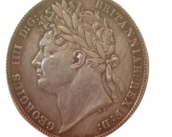 1821 George IV Silver Coin