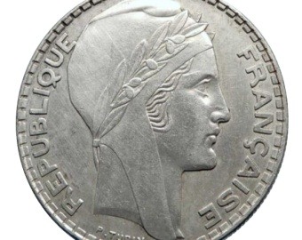 1938 French Motto Silver Coin
