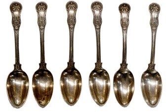 Kings Pattern Dessert Spoons