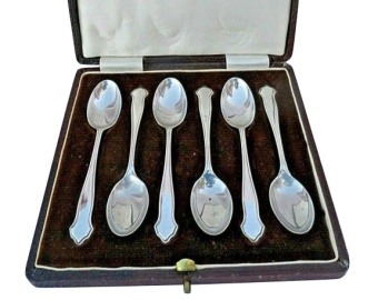 Hallmarked Silver Tea Spoons