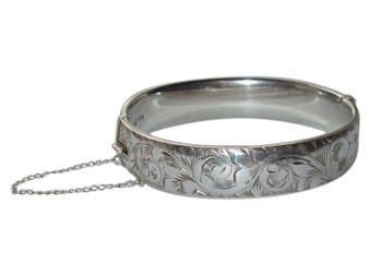 Silver Loop Bangles