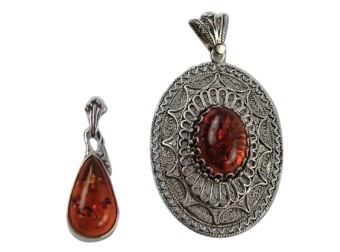 Silver Amber Jewellery